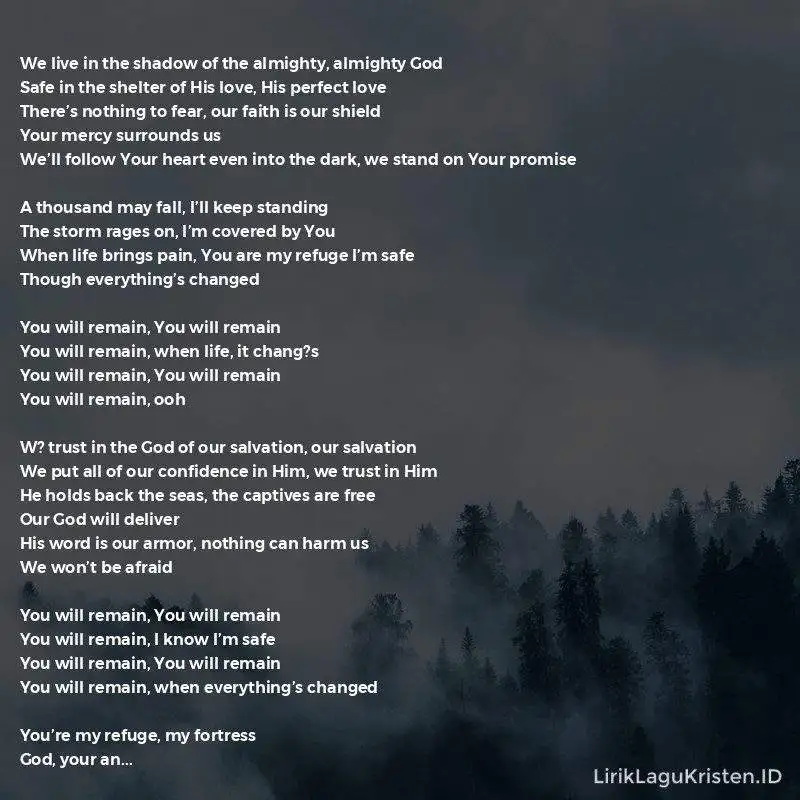 You Will Remain