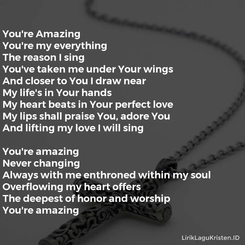 You’re Amazing